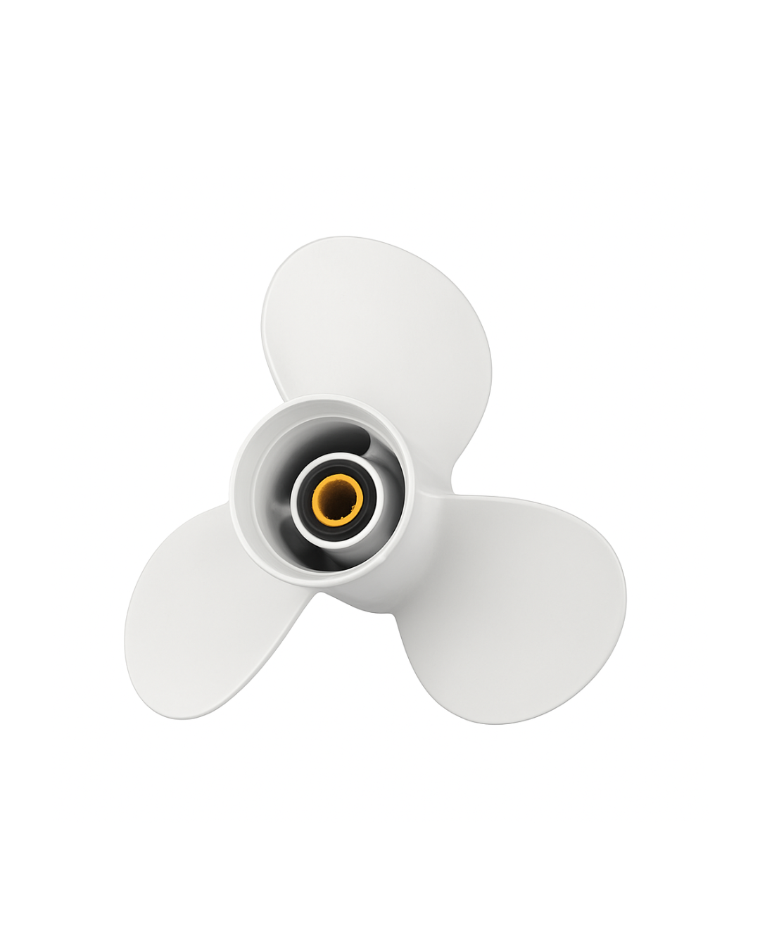 Force Propeller Yamaha 40–50HP – 10 3/8 x 14 (Aluminum – White)