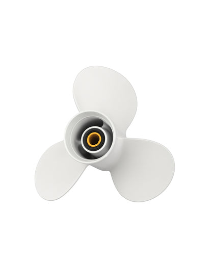 FORCE Aluminum Propeller 10 3/8 X 14 Pitch RH 13 Spline Tooth for Yamaha Outboard 40/45/50/55 HP Boat Motor Engine Parts