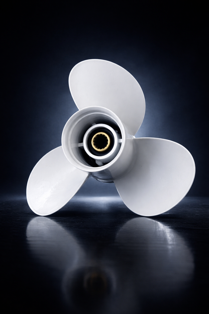 FORCE Aluminum Propeller 10 3/8 X 14 Pitch RH 13 Spline Tooth for Yamaha Outboard 40/45/50/55 HP Boat Motor Engine Parts