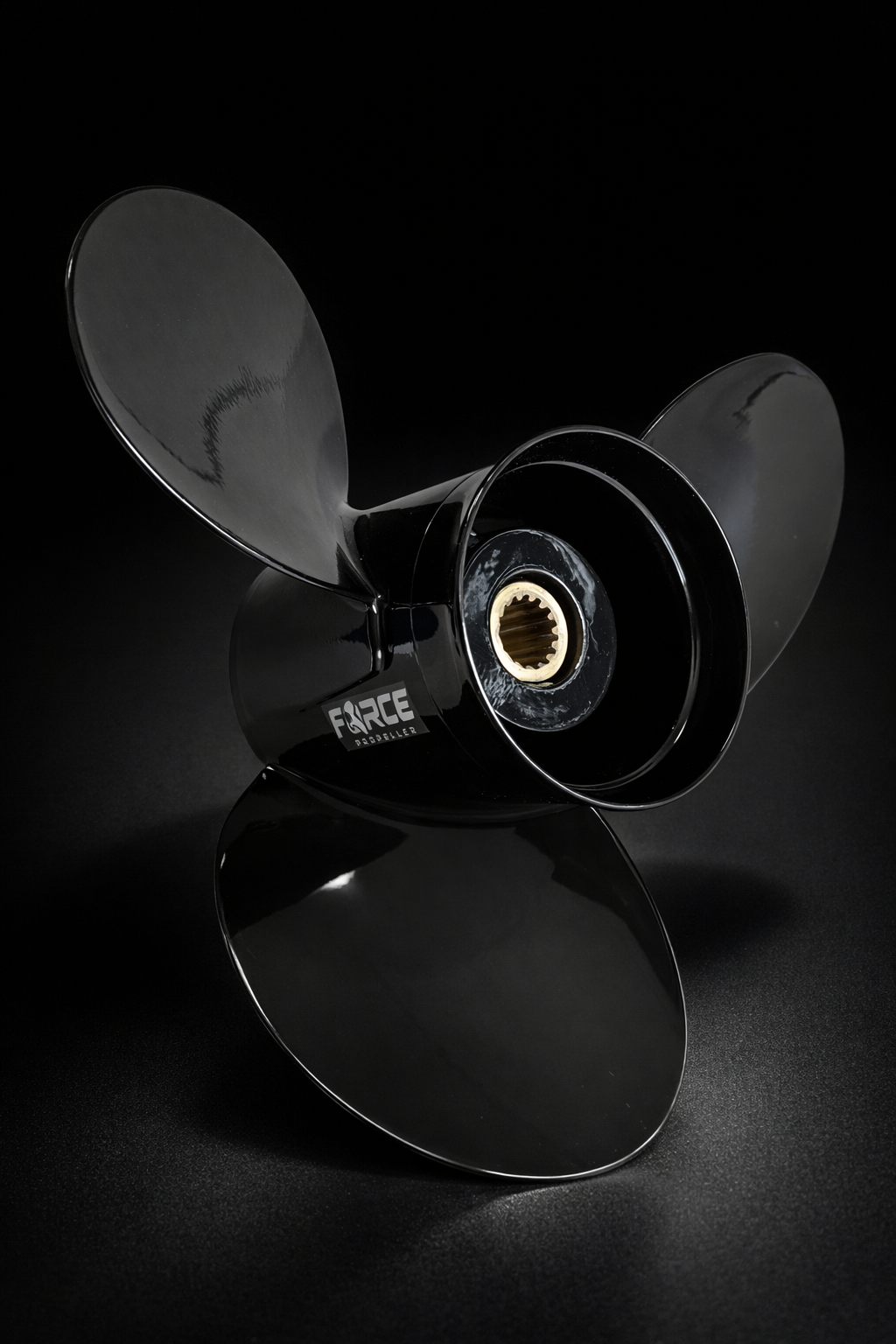 FORCE Aluminum Propeller V6 14 1/2 X 19 Pitch RH 15 Spline Tooth for Mercury Outboard 150 HP/175 HP/200 HP/220 HP/225 HP/250 HP Boat Motor Engine Parts, Hardware Install Kit fit included